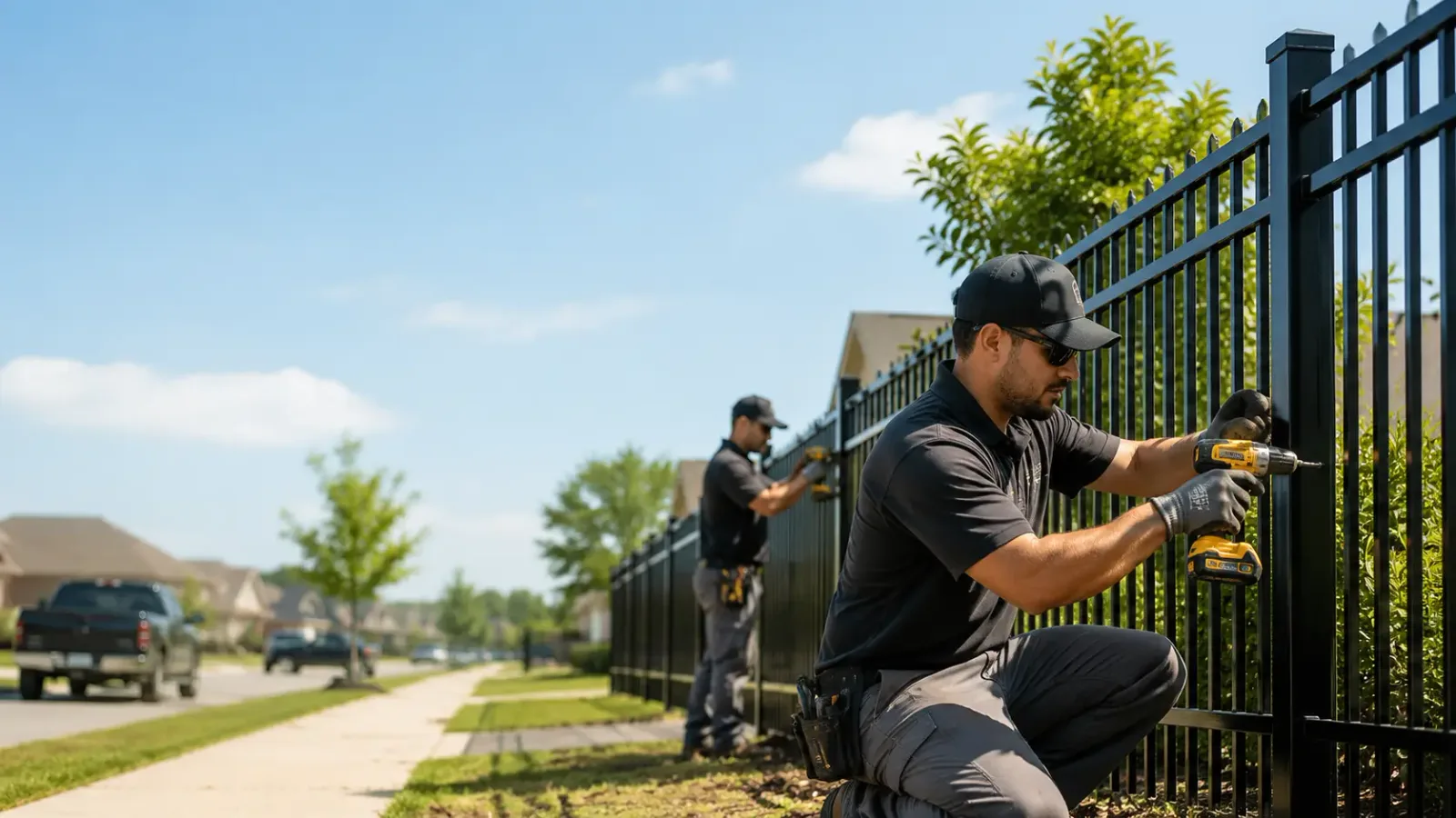 Metal Fence Installation in Mount Vernon, TX